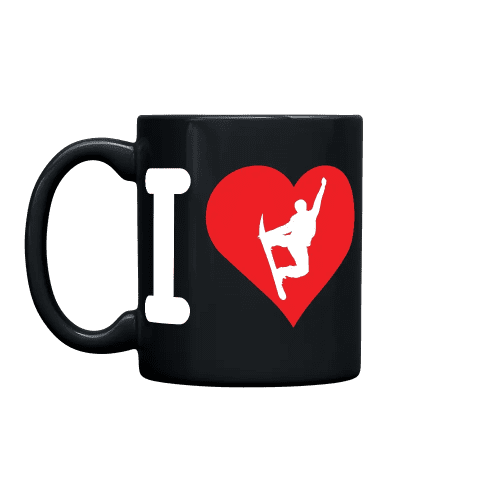 I Love Snowboarding 11oz Coffee Mug