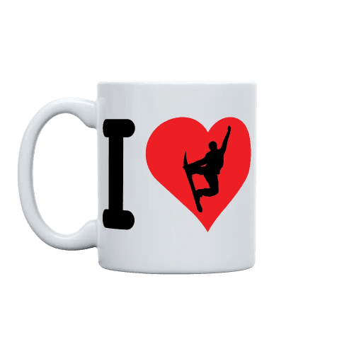 I Love Snowboarding 11oz Coffee Mug