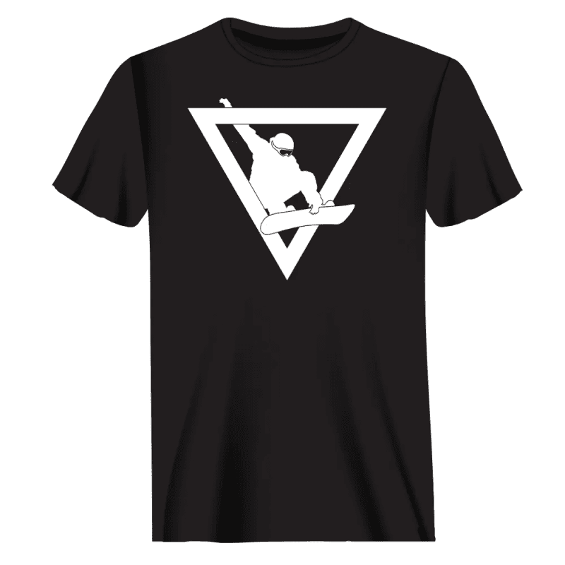 Snowboarder Geometry T-Shirt for Men