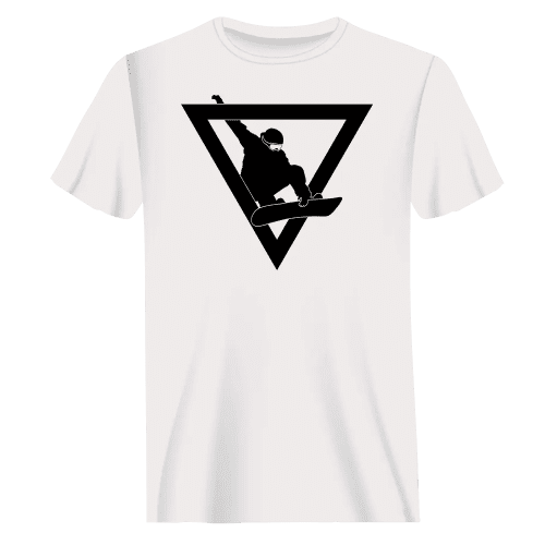 Snowboarder Geometry T-Shirt for Men