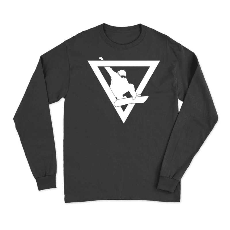 SnowboarderGeometrymenlongsleeveBLACK