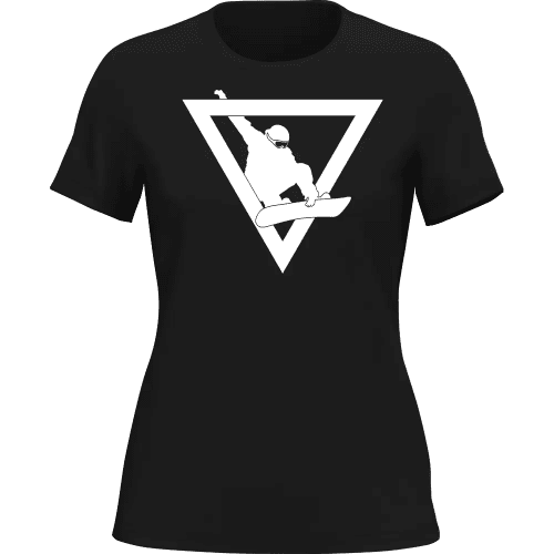 Snowboarder Geometry T-Shirt for Women