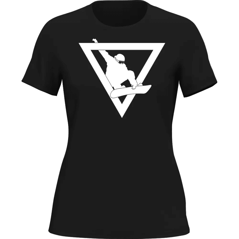 Snowboarder Geometry T-Shirt for Women