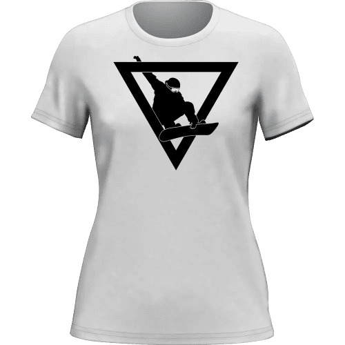 Snowboarder Geometry T-Shirt for Women