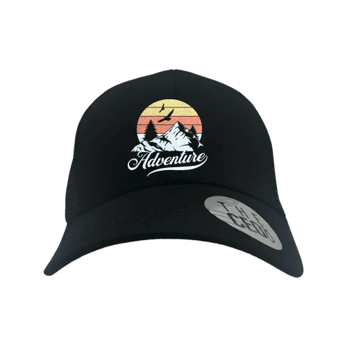 The Mountains Are Calling Embroidered Trucker Hat