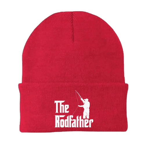 The Rod Father Embroidered Beanie