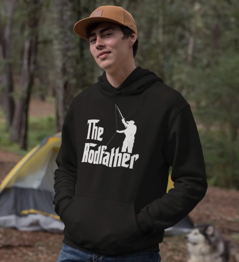 The rod father unisex hoodie black model