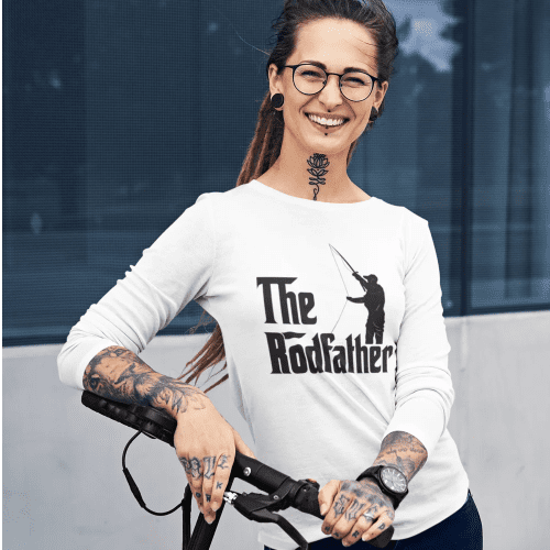 The rod father women longsleeve white model