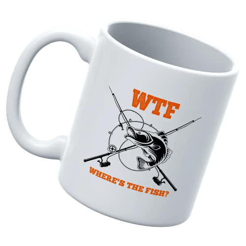 WTF Where's The Fish 11oz Mug