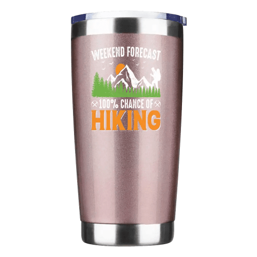 Weekend Forecast 100% Hiking Insulated Vacuum Sealed Tumbler