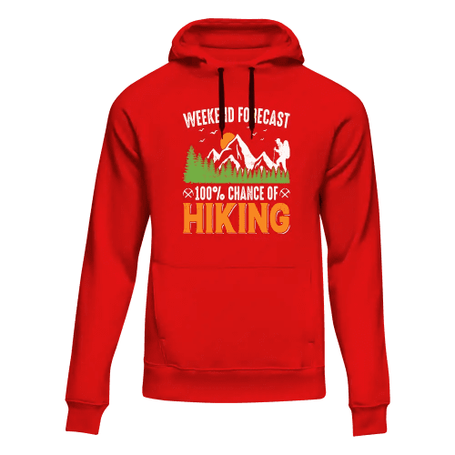 Weekend Forecast 100% Hiking Unisex Hoodie