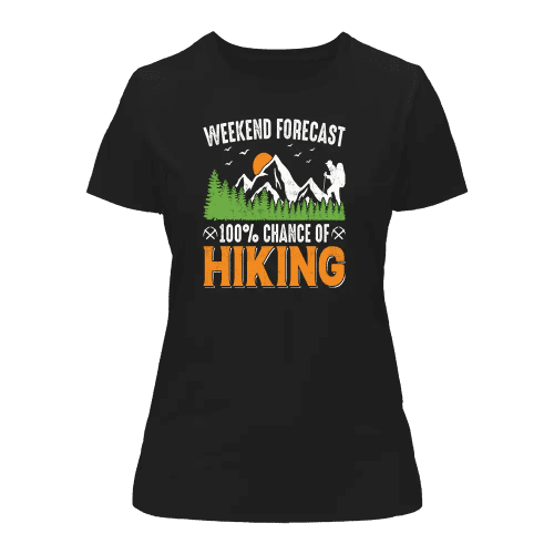 Weekend Forecast 100% Hiking T-Shirt for Women