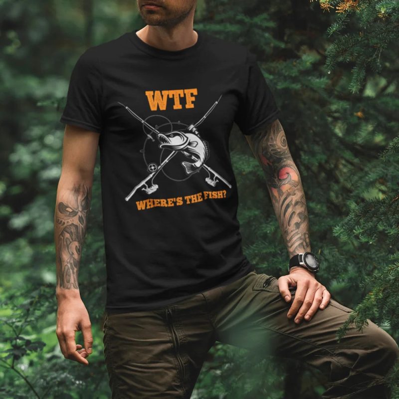 Where s the fish men t shirt black model