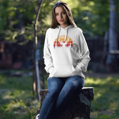 Deer Color Women Hoodie