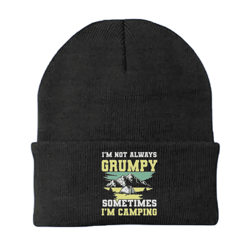 I'm Not Always Grumpy Embroidered Beanie