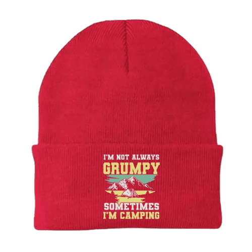 I'm Not Always Grumpy Embroidered Beanie