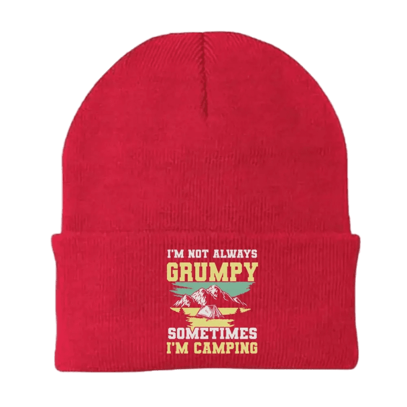 I'm Not Always Grumpy Embroidered Beanie