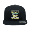 I'm Not Always Grumpy Embroidered Flat Bill Hat