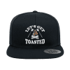 Let's Get Toasted Embroidered Flat Bill Hat