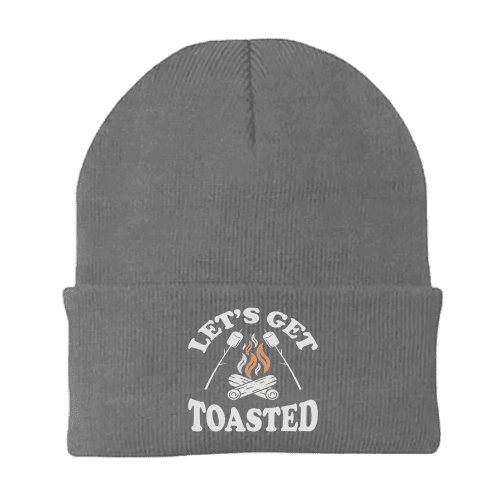 Let's Get Toasted Embroidered Beanie