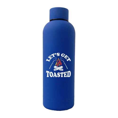 Let's get Toasted 17oz Stainless Rubberized Water Bottle