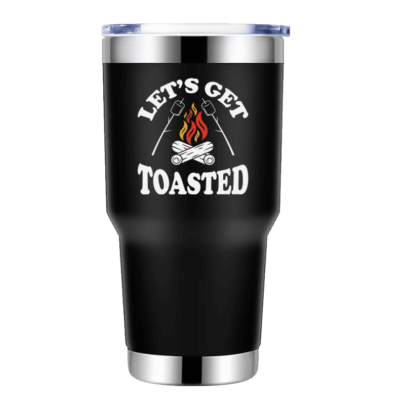 Let's Get Toasted 30oz Stainless Steel Tumbler