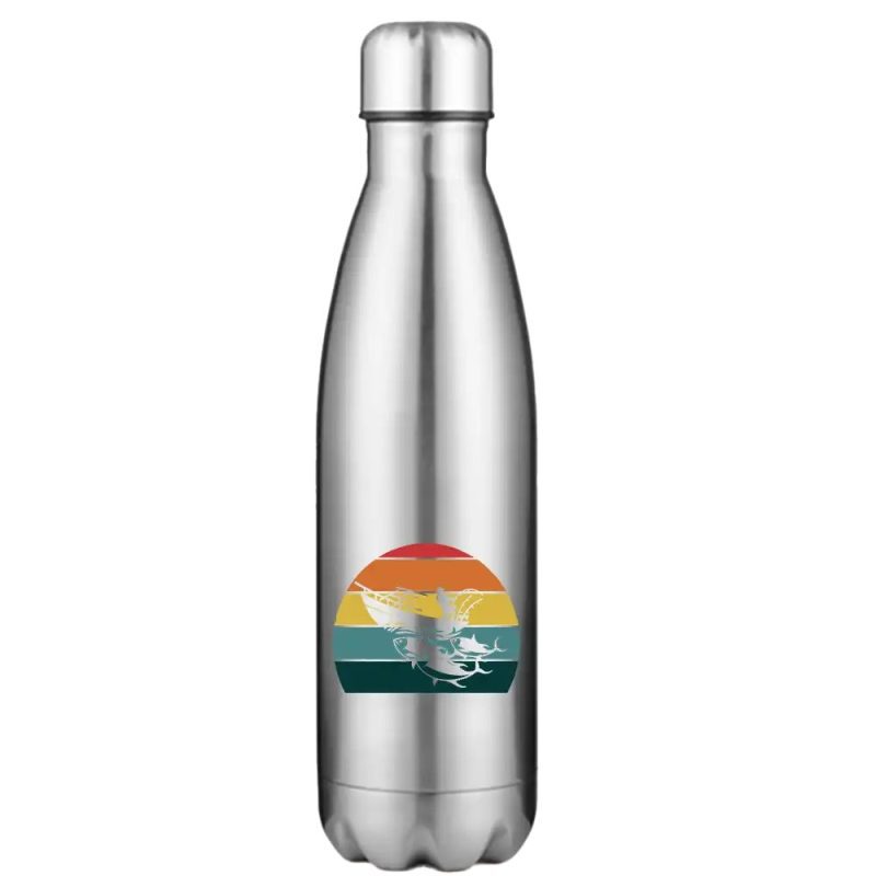 Fishing Boat Stainless Steel Water Bottle