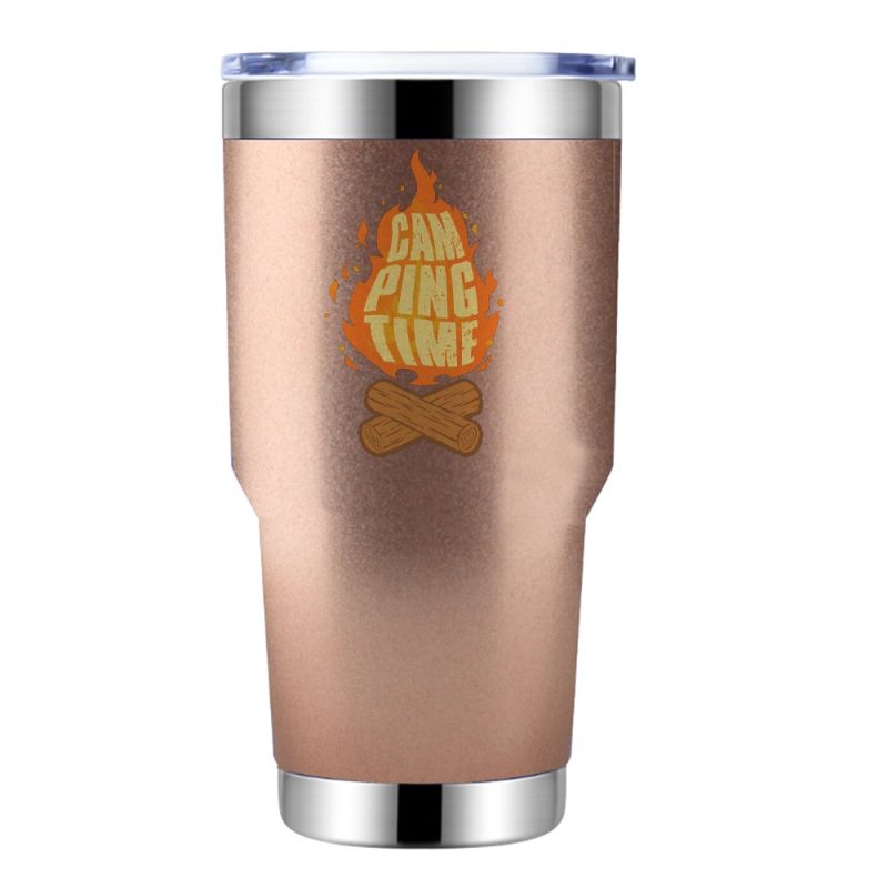 Camping Time 30oz Insulated Vacuum Sealed Tumbler