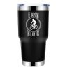 The Road Knows This Is How I Rest 30oz Double Wall Stainless Steel Water Tumbler Black