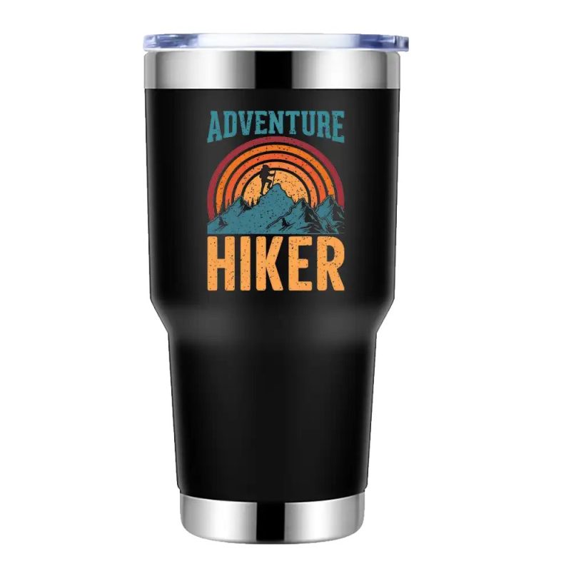 Adventure Hiker 30oz Tumbler Black