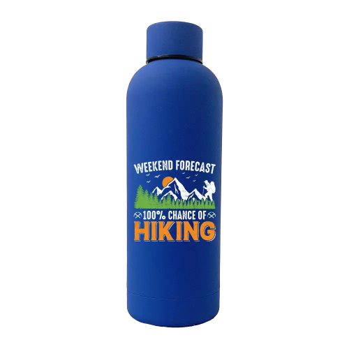 Weekend Forecast 100% Hiking 17oz Stainless Rubberized Water Bottle