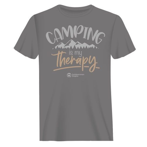 Camping Is My Therapy Man T-Shirt