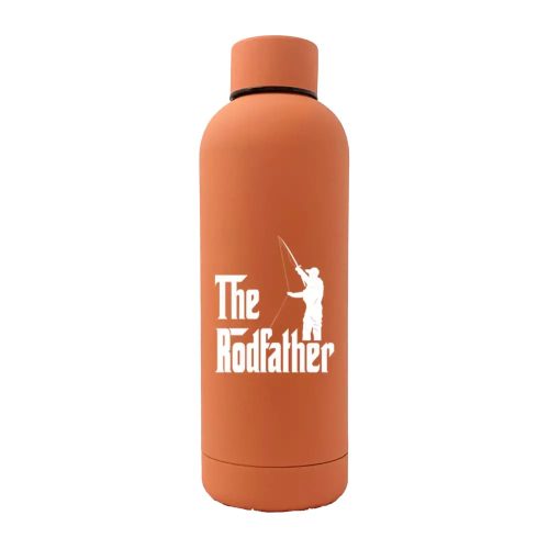 The Rod Father 17oz Stainless Rubberized Water Bottle