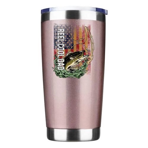 Reel Cool Dad Insulated Vacuum Sealed Tumbler