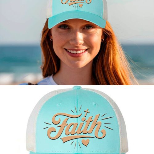 Faith Embroidered Unisex Trucker Hat