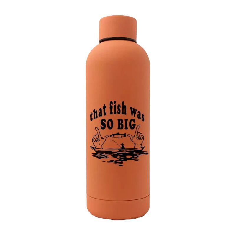 That Fish Was So Big 17oz Stainless Rubberized Water Bottle