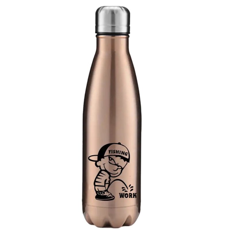 Fishing And Work Stainless Steel Water Bottle