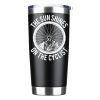 The Sun Shine On The Cyclist 20oz Insulated Vacuum Sealed Tumbler Black