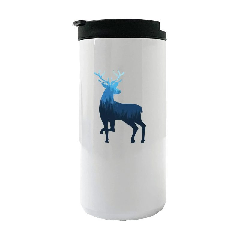 Deer Color 2 14oz Coffee Tumbler