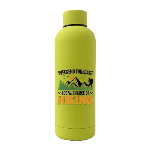 Weekend Forecast 100% Hiking 17oz Stainless Rubberized Water Bottle