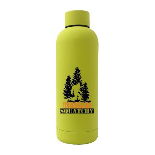 Keep It Squatchy 17oz Stainless Rubberized Water Bottle