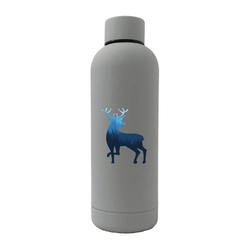 Deer Color 2 17oz Stainless Rubberized Water Bottle