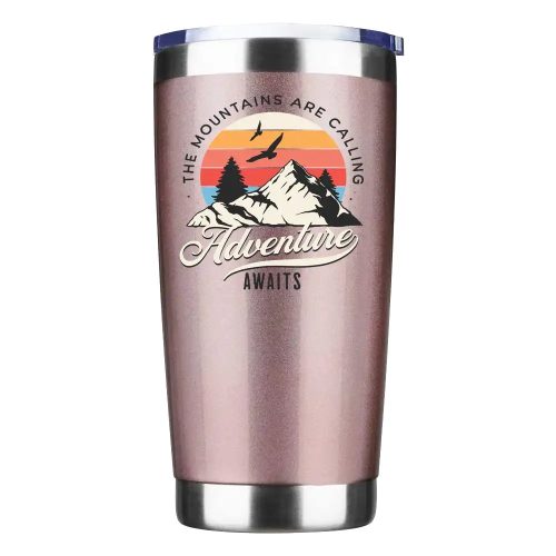 The Mountains Are Calling Insulated Vacuum Sealed Tumbler