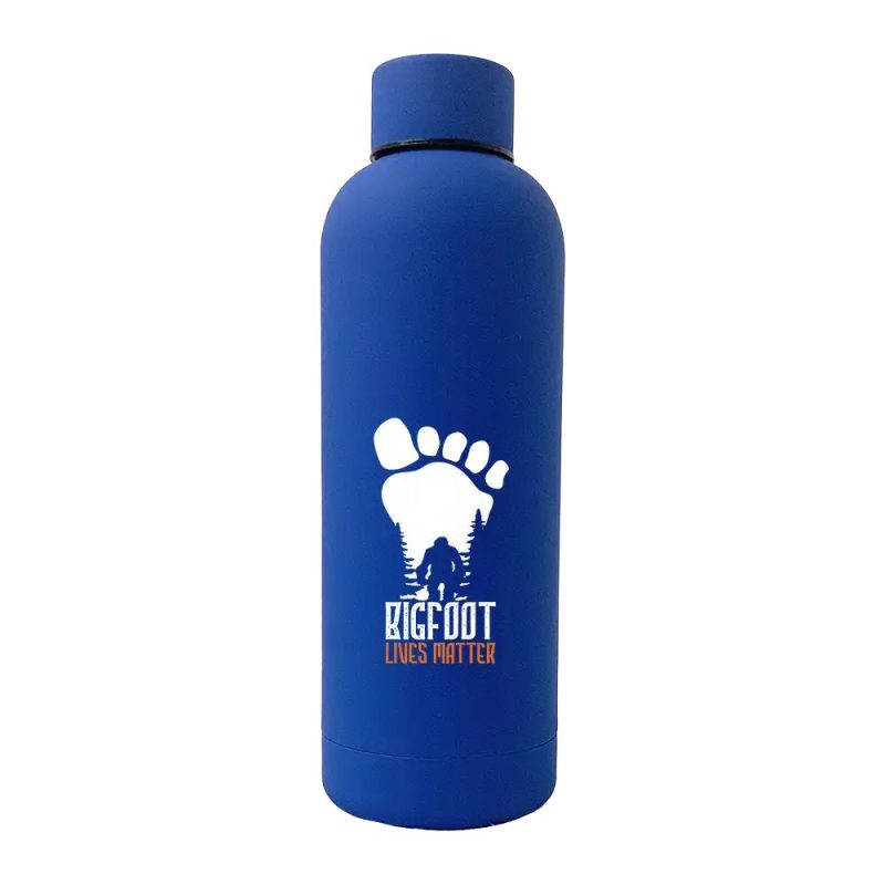 Bigfoot Lives Matter 17oz Stainless Rubberized Water Bottle