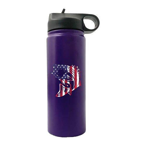 American Flag Fish 20oz Sport Bottle