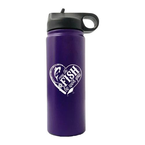 May The Fish Be With You 20oz Sport Bottle