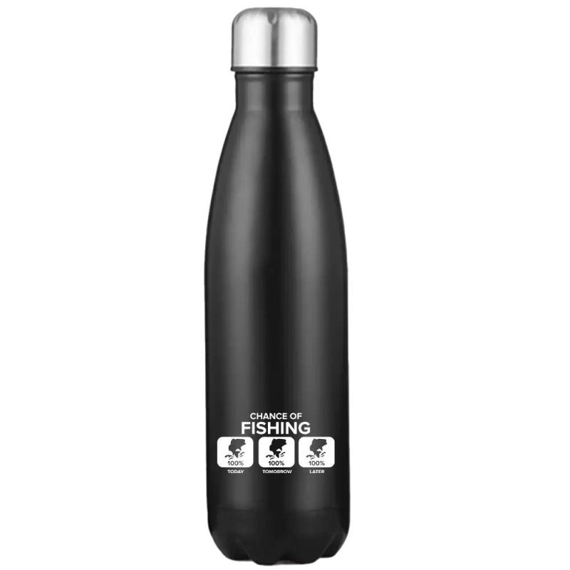 Chance of Fishing Stainless Steel Water Bottle