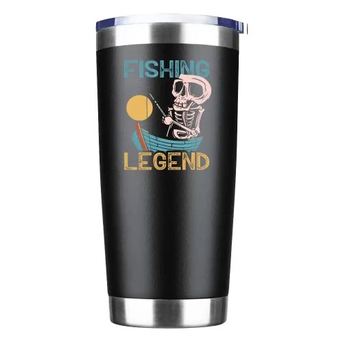 Fishing Legend 20oz Tumbler Black