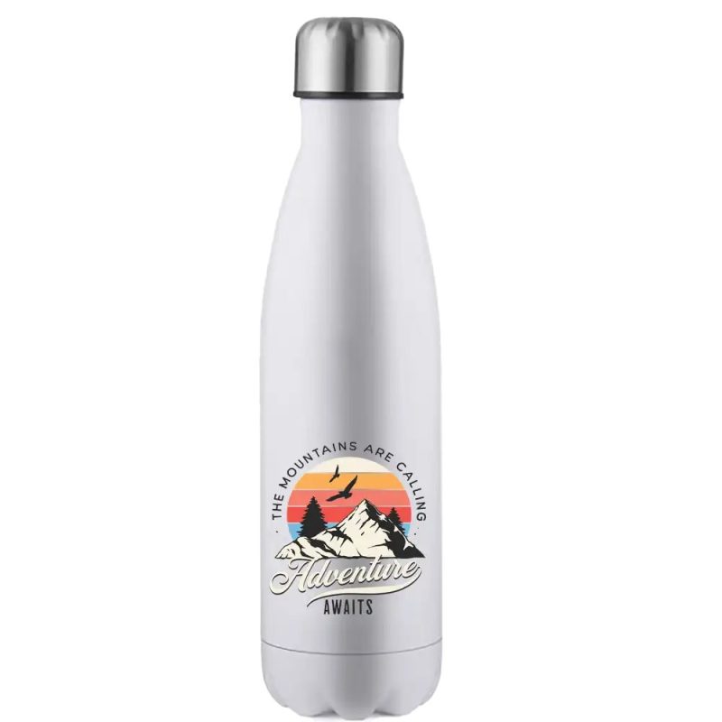 The Mountains Are Calling Stainless Steel Water Bottle