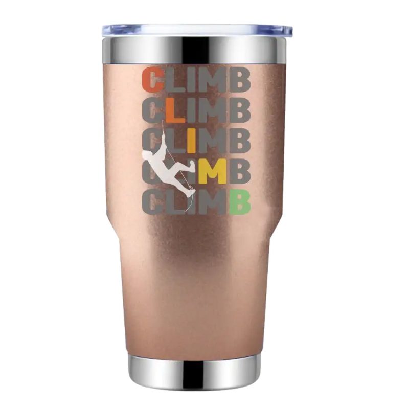 Climmmmmb 30oz Tumbler Rosegold